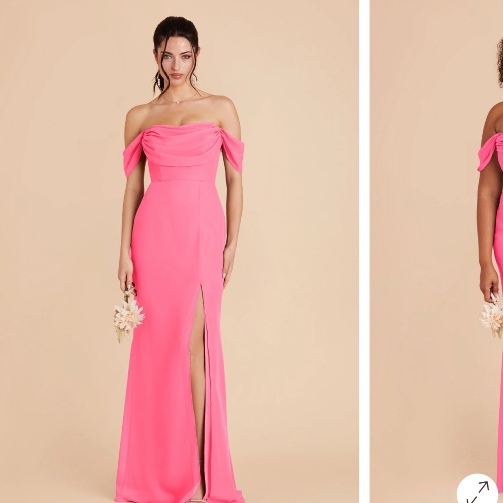 Birdy Grey Strapless Pink Gown